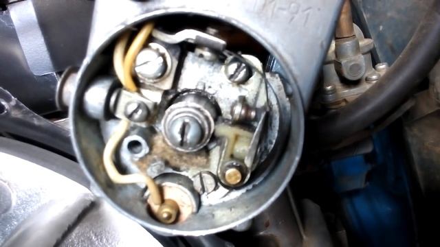 Настройка контактного магнето на двигателе УД-15 или УД-25