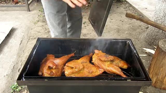 Рецепт копчения курицы и маринования в коптильне горячего копчения