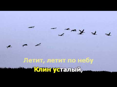 Журавли. Любимые песни. Караоке.