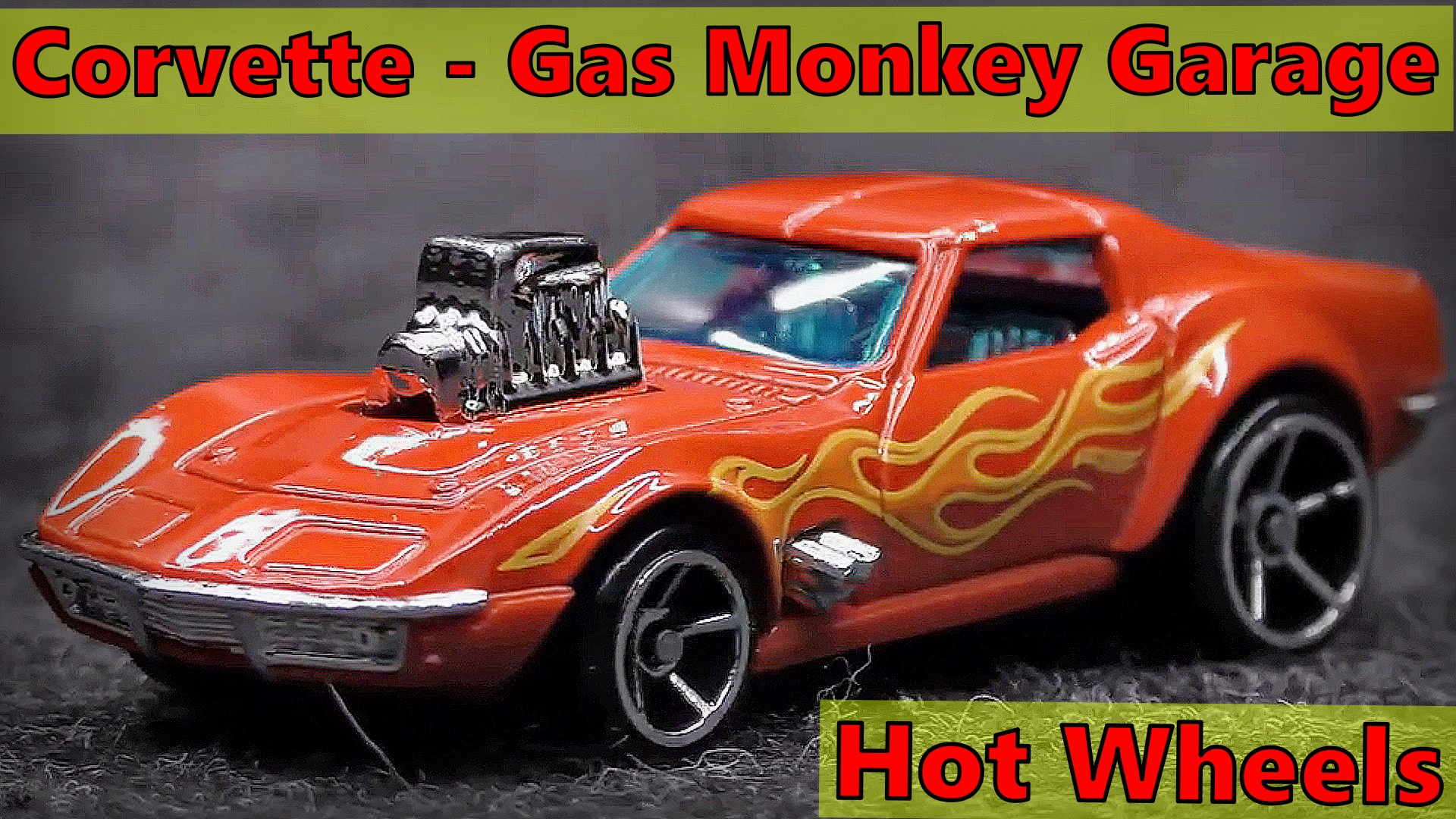 Corvette - Gas Monkey Garage Модель машины Масштаб 1:64 Hot Wheels Мини-копия автомобиля