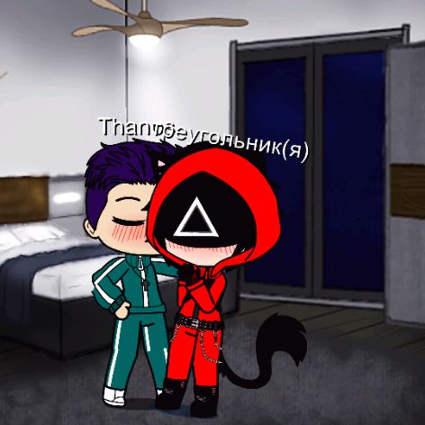 🔴🐙Охранник  треугольник из игры кальмара 🔴🐙