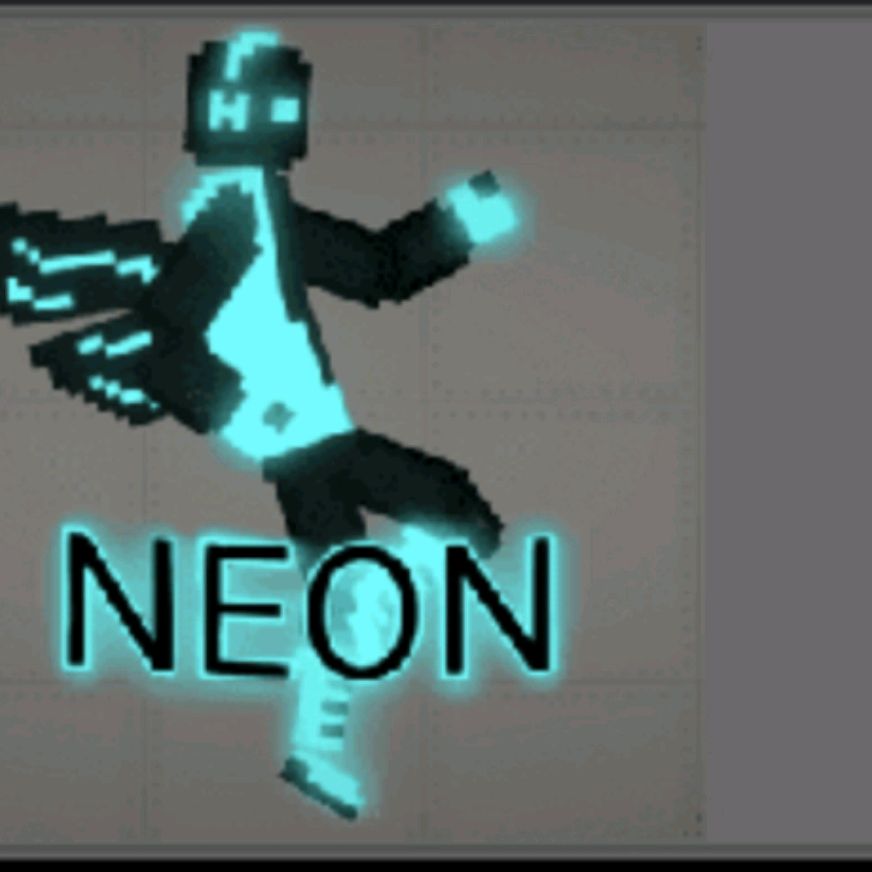 .NEON MELON BLUE.