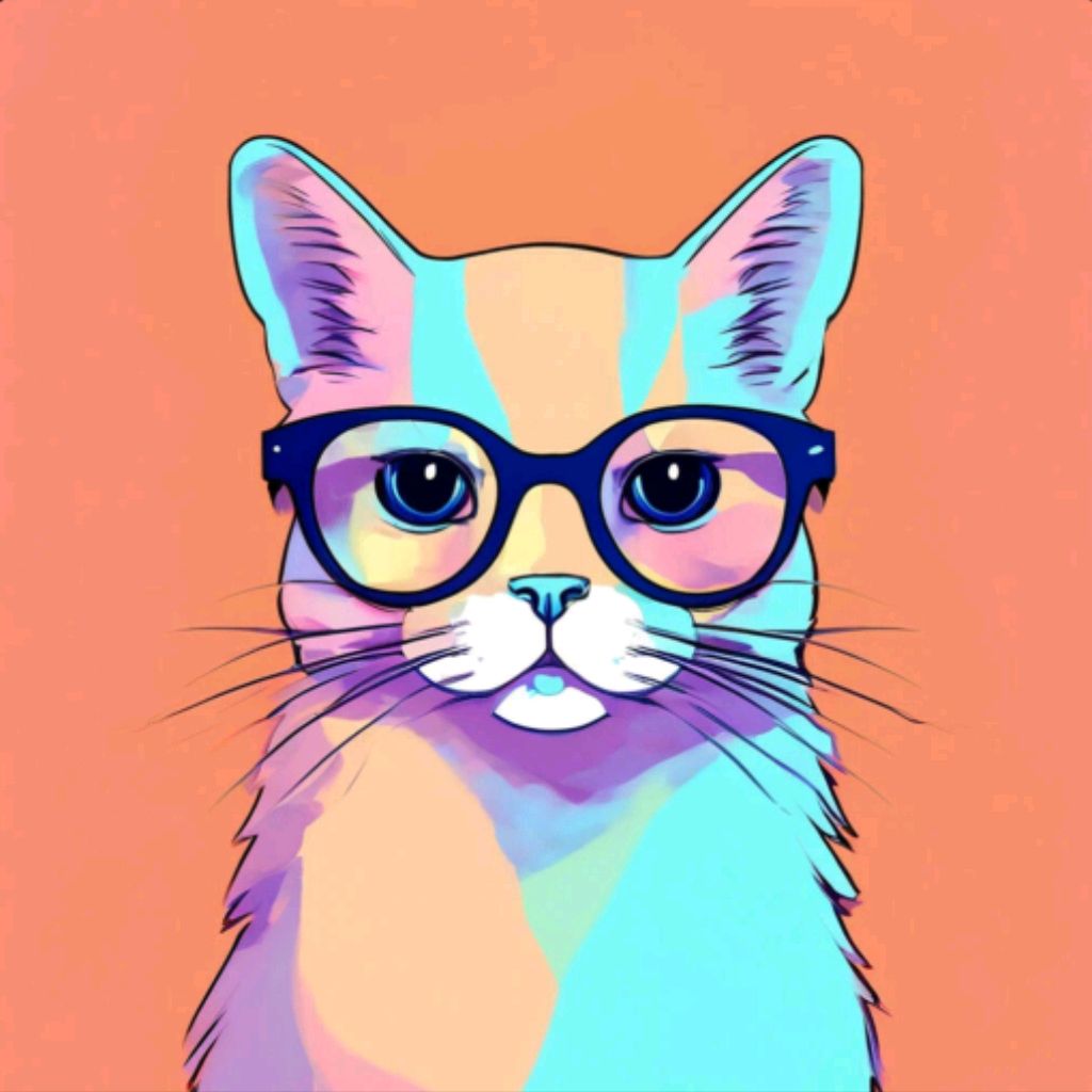 Кот в очках